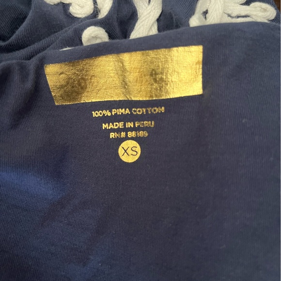 Lilly Pulitzer Marina Pima Cotton Embroidered Quarter Sleeve Shift Mini Dress XS - Picture 4 of 10